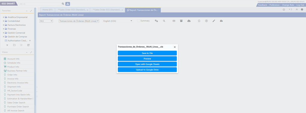 Elige entre abrilo o subirlo a GDrive